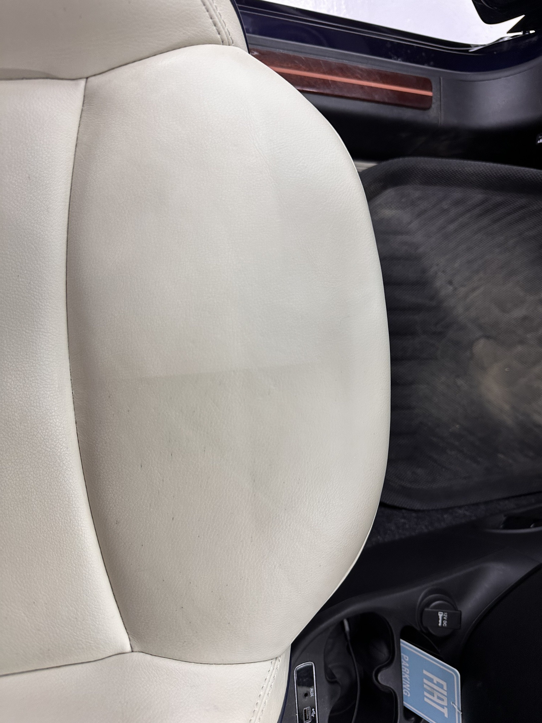 【倉敷市でシートクリーニング＆シートコーティング】 フィアット