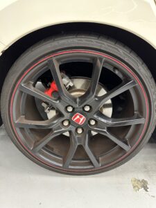 【倉敷市でホイールコーティング施工】シビック タイプR