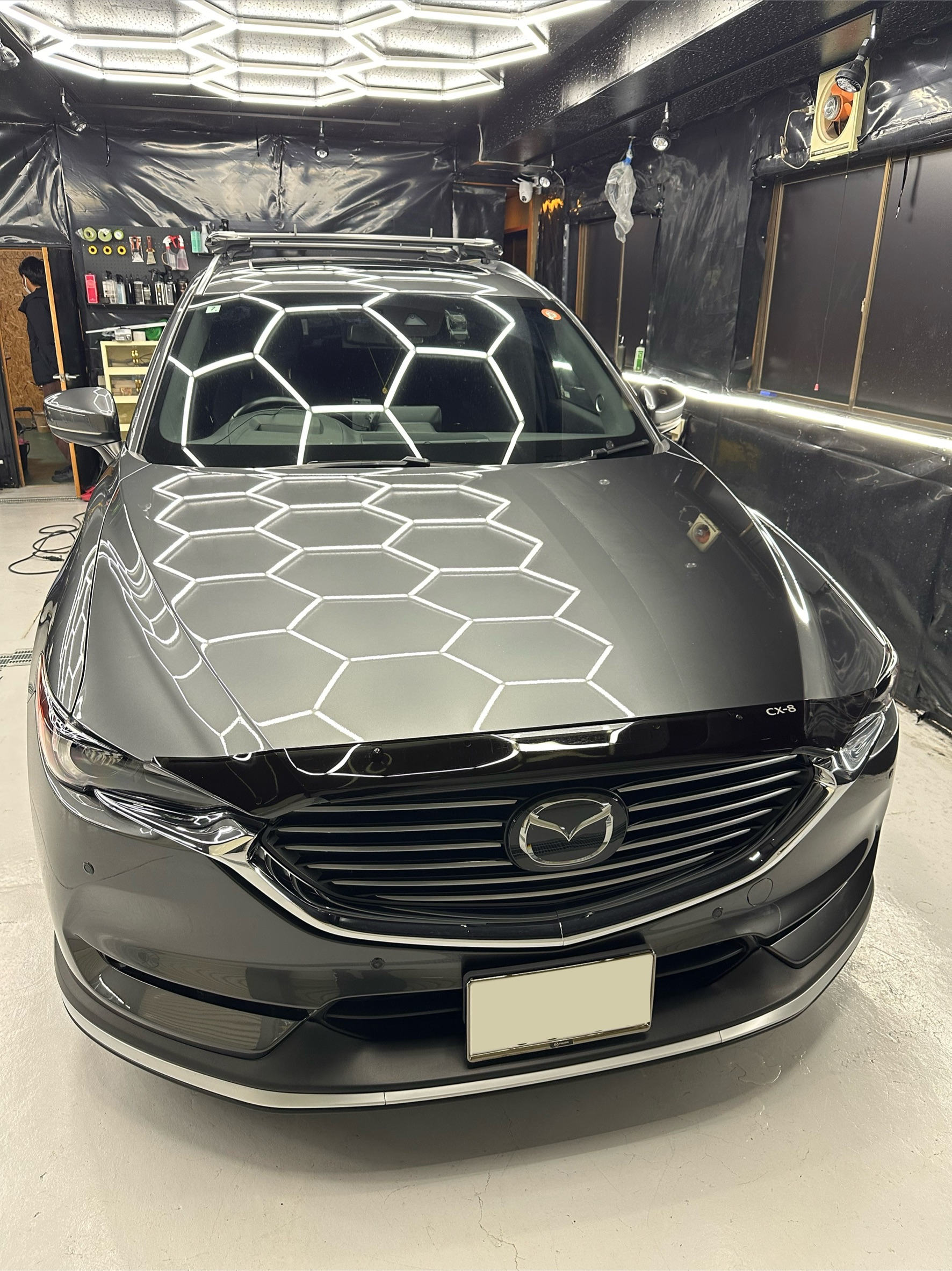 CX-8 研磨＋グラフェンコーティング施工｜倉敷市のカーコーティング専門店